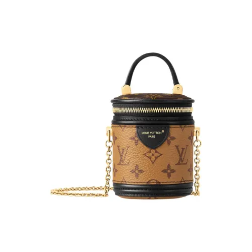 LOUIS VUITTON Монограмма Холст Коровья кожа Ведрообразная сумка Женская Многоцветная