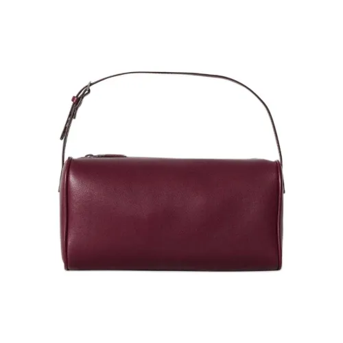 THE ROW 90's Козья кожа Сумка Женская Бордово-красная