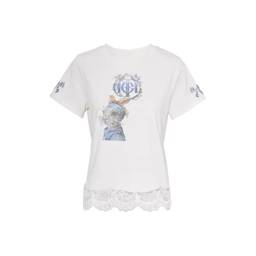 TCH Белые Женские Рубашки T