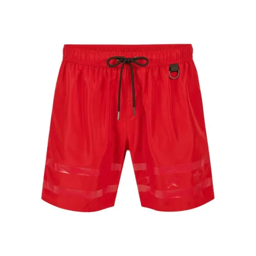 Айсберг Красный Мужские Пляжные Шорты