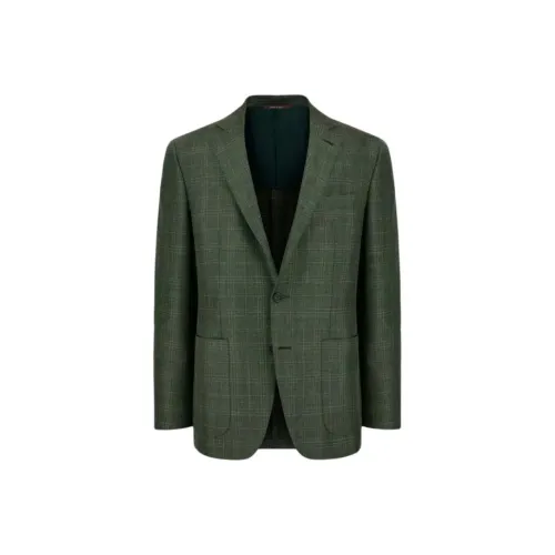 Canali Зеленый Мужской Деловые костюмы