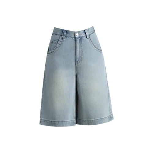 You Cow Me Pants Джинсовые шорты Женские