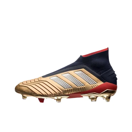 Adidas Predator 19+ Футбольные бутсы MID Топ Золотой Мужской