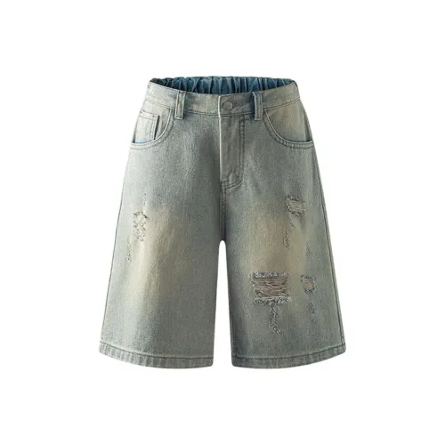 Songlan Розовые Синие Унисекс Джинсовые Шорты