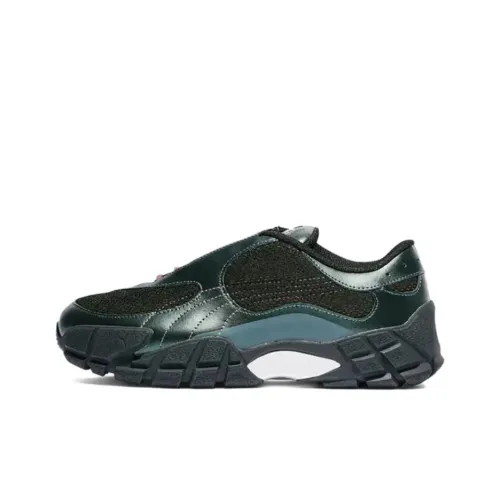 Модель Skepta collaboration X PUMA FOREVER Low Top Повседневная обувь Унисекс Черный Зеленый