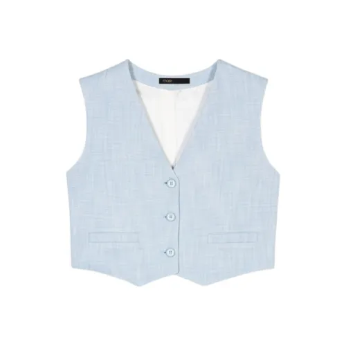 Maje Небесно-голубой Женские Жилеты