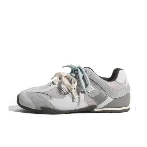 GULIA Противоскользящий устойчивый к истиранию низкий топ кэжуал женский серый