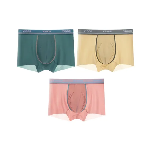 Marcolor Трусы 3 упаковки [Чай Зеленый + Камео Коричневый + Серо-Зеленый] Подростки