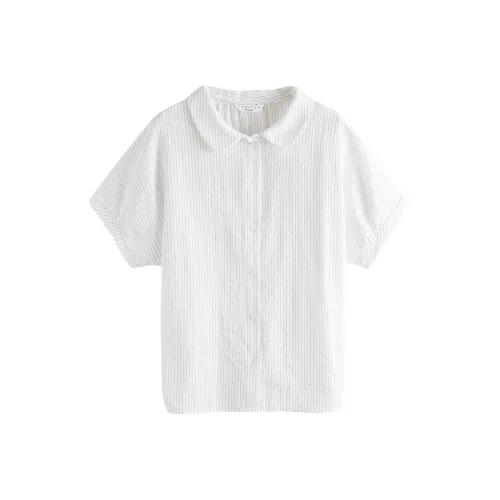 Tonlion Экрю Женские Рубашки