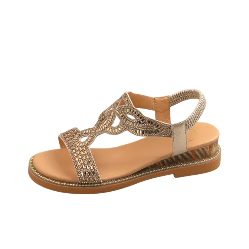 Safiya Пляжные сандалии Женские Сияющий Золотой