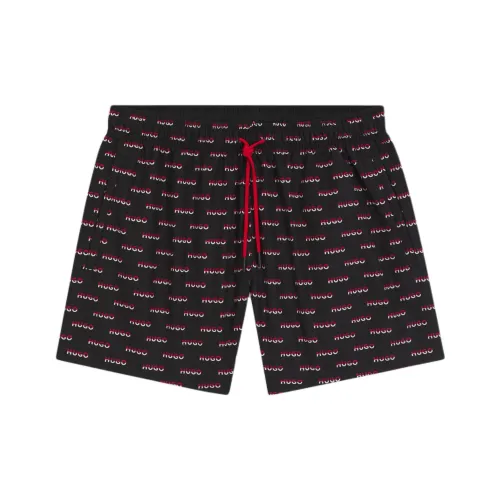 Hugo Boss Пляжные шорты Мужские Черные