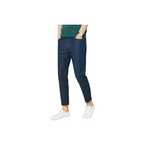 GXZP Темно-синий Мужские Джинсы