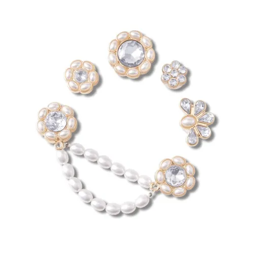 YOUWEI Металл Роскошь Стразы Вдохновленный Chanel Мода Универсальный DIY Облако Аксессуары для обуви Унисекс