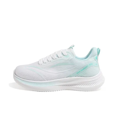 HUANQIU Беговые кроссовки Низкий верх Белый Зеленый Женский