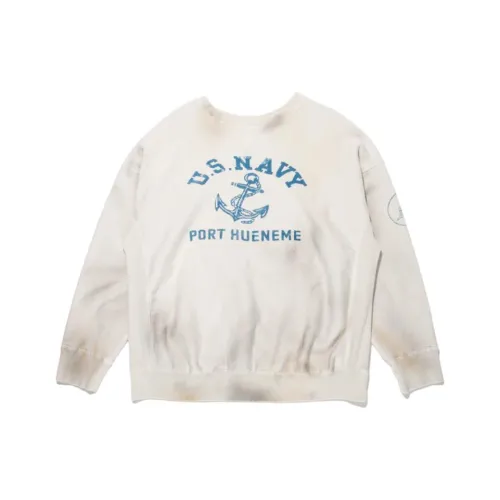 Bowwow SS25 USN SEEBEES Свитшоты AGING Свитшот Унисекс