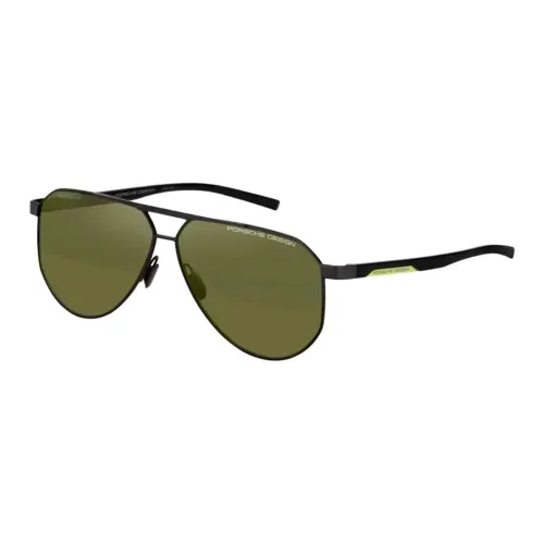 PORSCHE DESIGN Металл Aviator Солнцезащитные очки Унисекс Черный