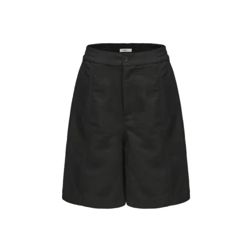 INITIAL BLK/Черный Женские Повседневные шорты