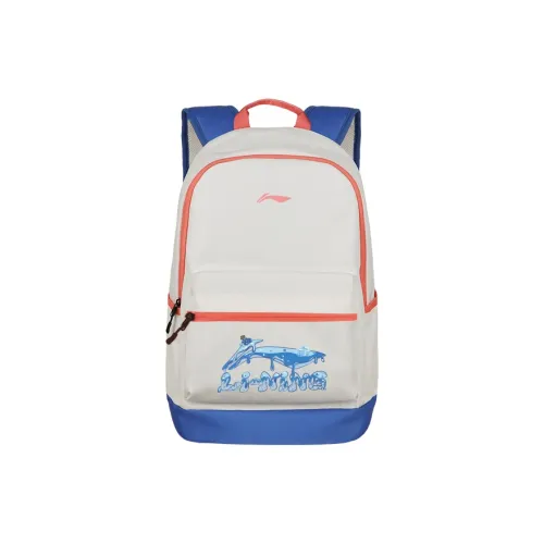 Лайнер Полиэстер Рюкзак Унисекс Белый и Синий