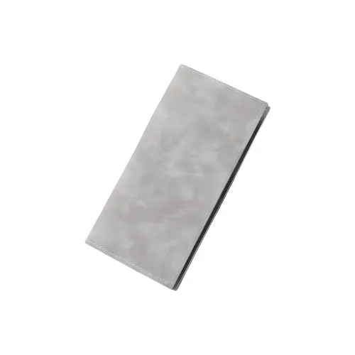 REDOO ПУ (полиуретан) Кошелек Мужской Светло-Серый Черный