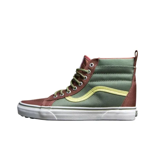 Vans Sk8 Hi Высокие Кроссовки для Скейтбординга Унисекс Зеленые