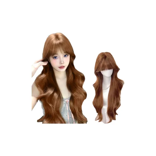 UMIFFA Camellia Tea Женская Длинная Перучка с Волнами Большая Волна Перука Лолита UNIVERSAL COS Аниме
