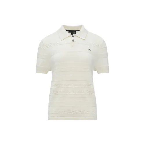 LI NING 1990 Blue series Поло Женские Светлый Античный Желтый