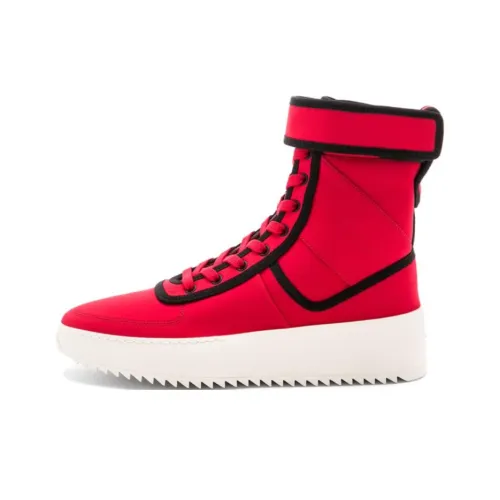 Fear Of God Скейтборд Кроссовки Высокие Красный Черный Мужские