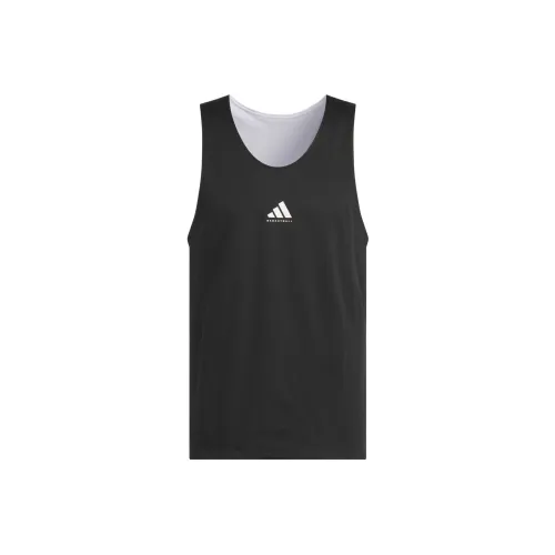 Adidas Майка Мужская Черная Белая