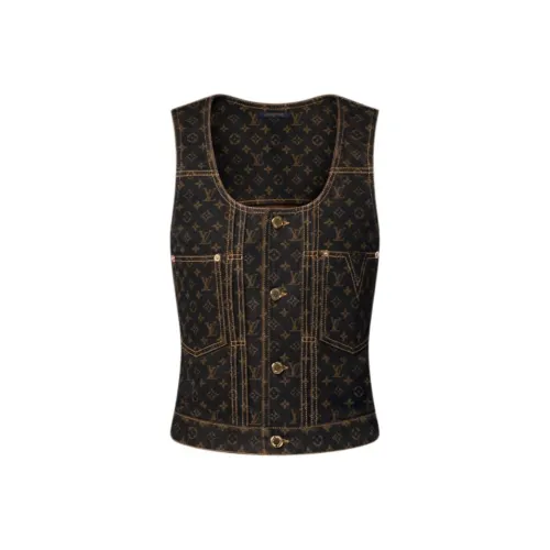 LOUIS VUITTON SS25 Жилет Женские Черный