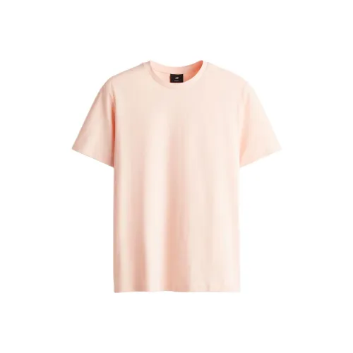 H&M Розовые Мужские T-рубашки