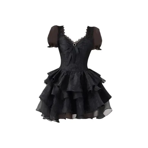 IQC Короткий рукав Платье Женское