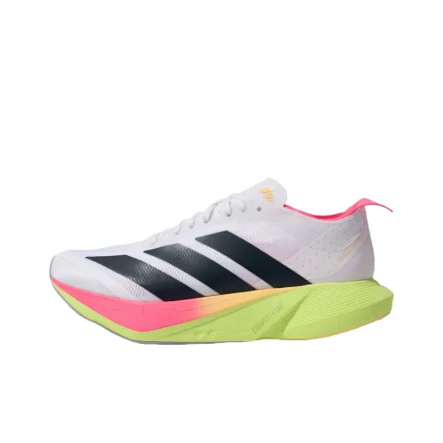 Adidas ADIZERO DRIVE RC Беговые кроссовки Низкий топ Белый/Легенда Чернила Синий/Яркий Розовый Женские