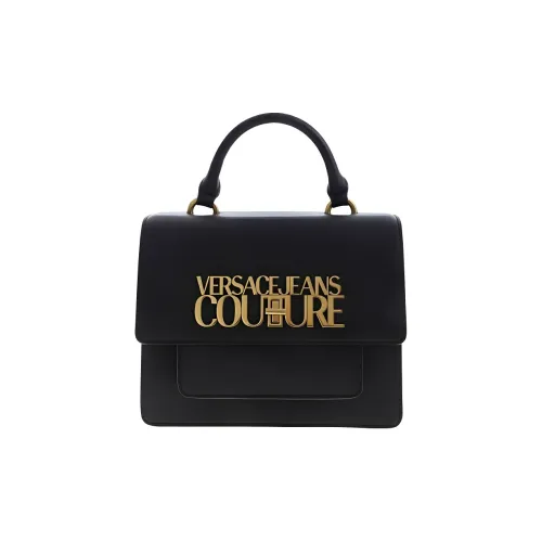 VERSACE JEANS COUTURE Кожа Сумка через плечо Сумка Женская Черная