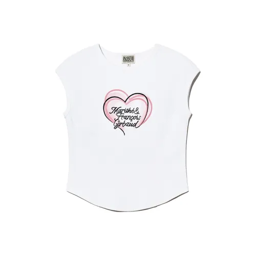 Marithe Francois Girbaud Лето Женские Короткие Рубашки с Короткими Рукавами Женские