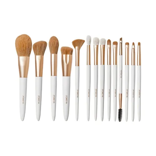 ZOREYA CORGI Кисть для макияжа Набор Мягкий и с изогнутой формой 14 шт Упаковка