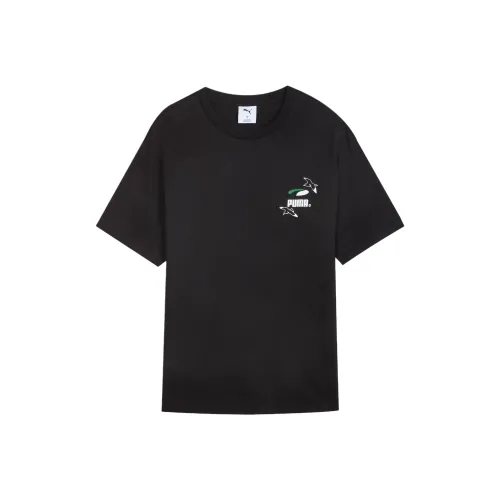 PUMA SS25 SS GF Tee PARO T Рубашка Унисекс Черный