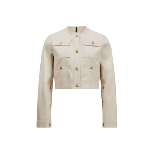 Moncler Куртки Пальто Женские Белый Айвори