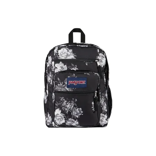 JanSport Полиэстер Рюкзак Женские Черный Серый Белый