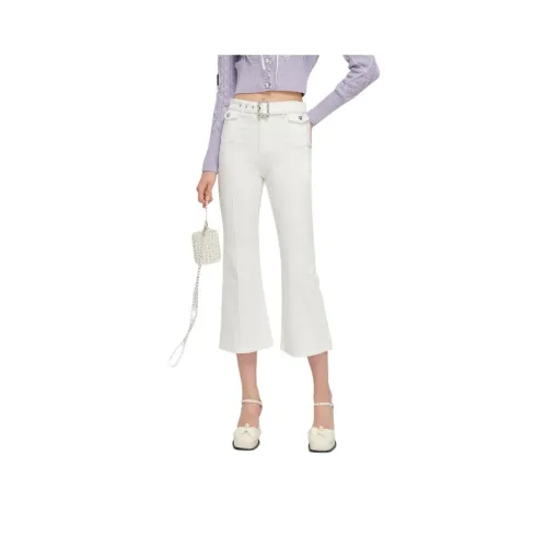 JORYAweekend Белые Женские Джинсы
