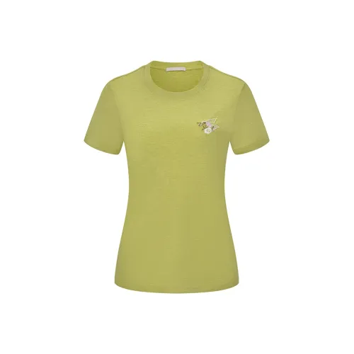 RARE Желтые, зеленые Женские футболки