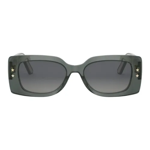 DIOR Ацетат Квадратные Солнцезащитные Очки Женские Зеленые