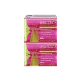 Ашаана, Extra Thin, хлопковая поверхность, ежедневные прокладки *2 шт