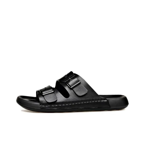 PT'SON ПУ (полиуретан) Полиуретан Слипоны Мужской Черный