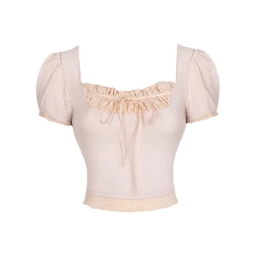 EMDPN Розовые Женские Футболки