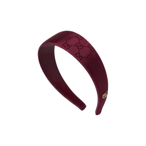 GUCCI Нейлон Кожа Ободки для волос Женские Красный