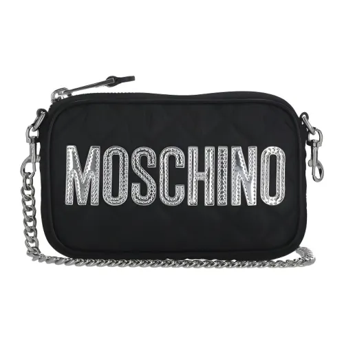MOSCHINO Нейлоновая сумка через плечо сумка на плечо женская черная