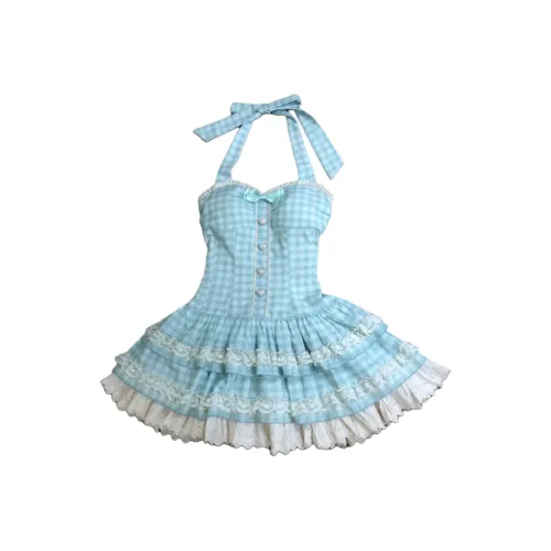 WOVLAS Без рукавов Платье Женское