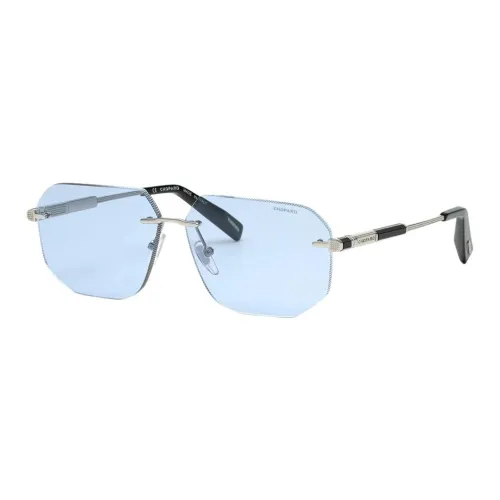 CHOPARD Металл Нерегулярная форма Солнцезащитные очки Унисекс Серебряный