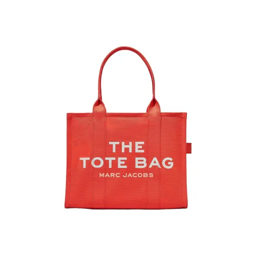 MARC JACOBS Canvas Bag Tote Bag Shopping Bag Large Women's Electric Orange