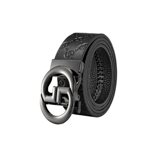 JAGUAR Alloy Leather Belts Men's